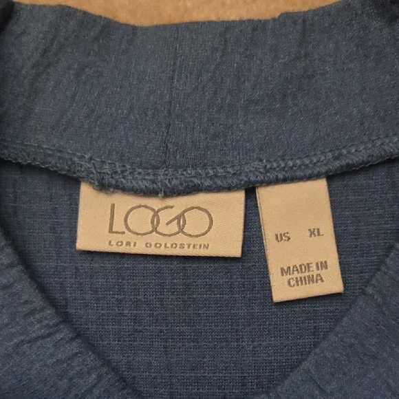 LOGO by Lori Goldstein Women's Long Sleeve Shirt - Picture 2 of 5